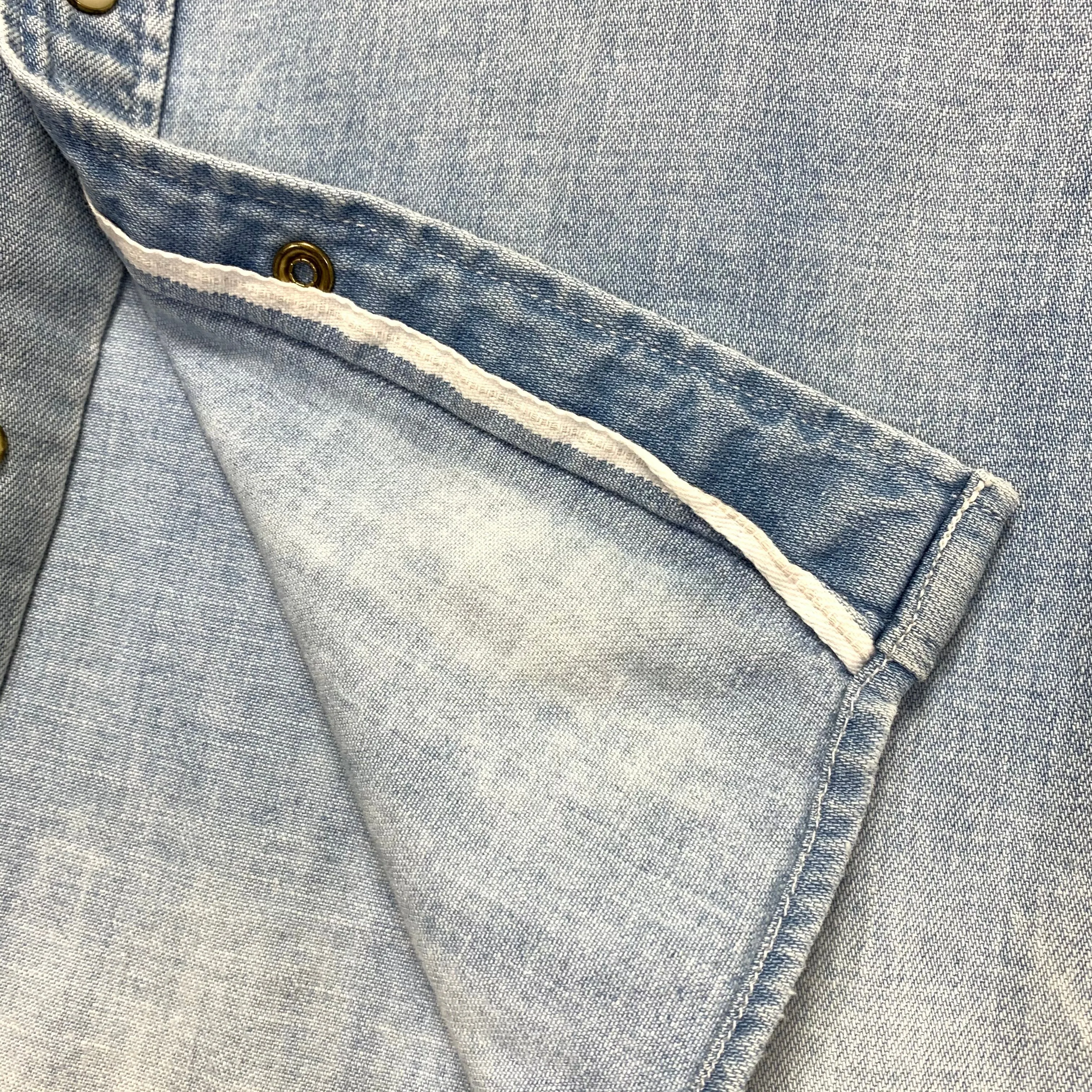 [S] Visvim 14SS Social Sculpture Shirt Damaged Indigo Check