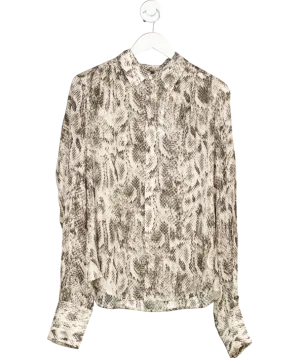 Salt Murphy London Grey Snake Shirt UK M