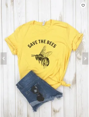 Save The Bees - Environmental Bee T-Shirt