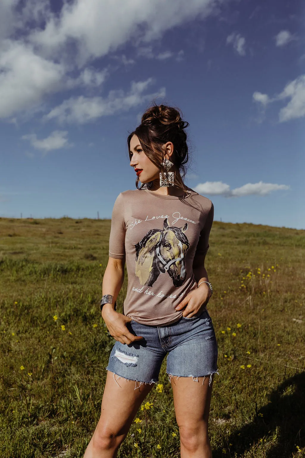 She Loves Jesus Tee
