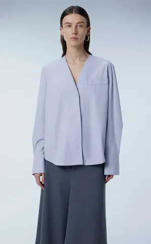 Shirt / JNBY V-neck Concealed Placket Shirt