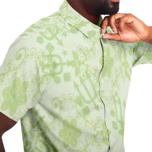 SHORT SLEEVE BUTTON DOWN SHIRT - AOP
