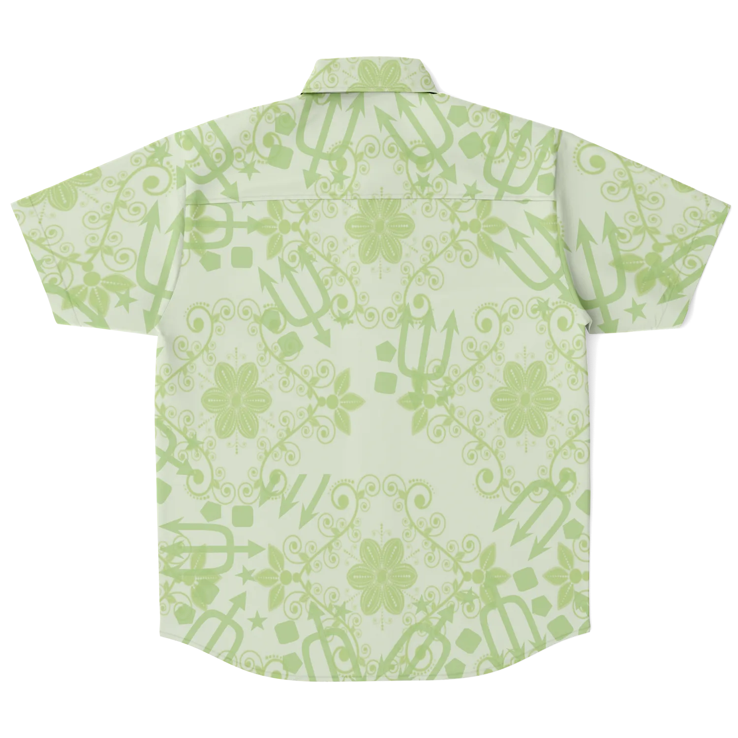 SHORT SLEEVE BUTTON DOWN SHIRT - AOP