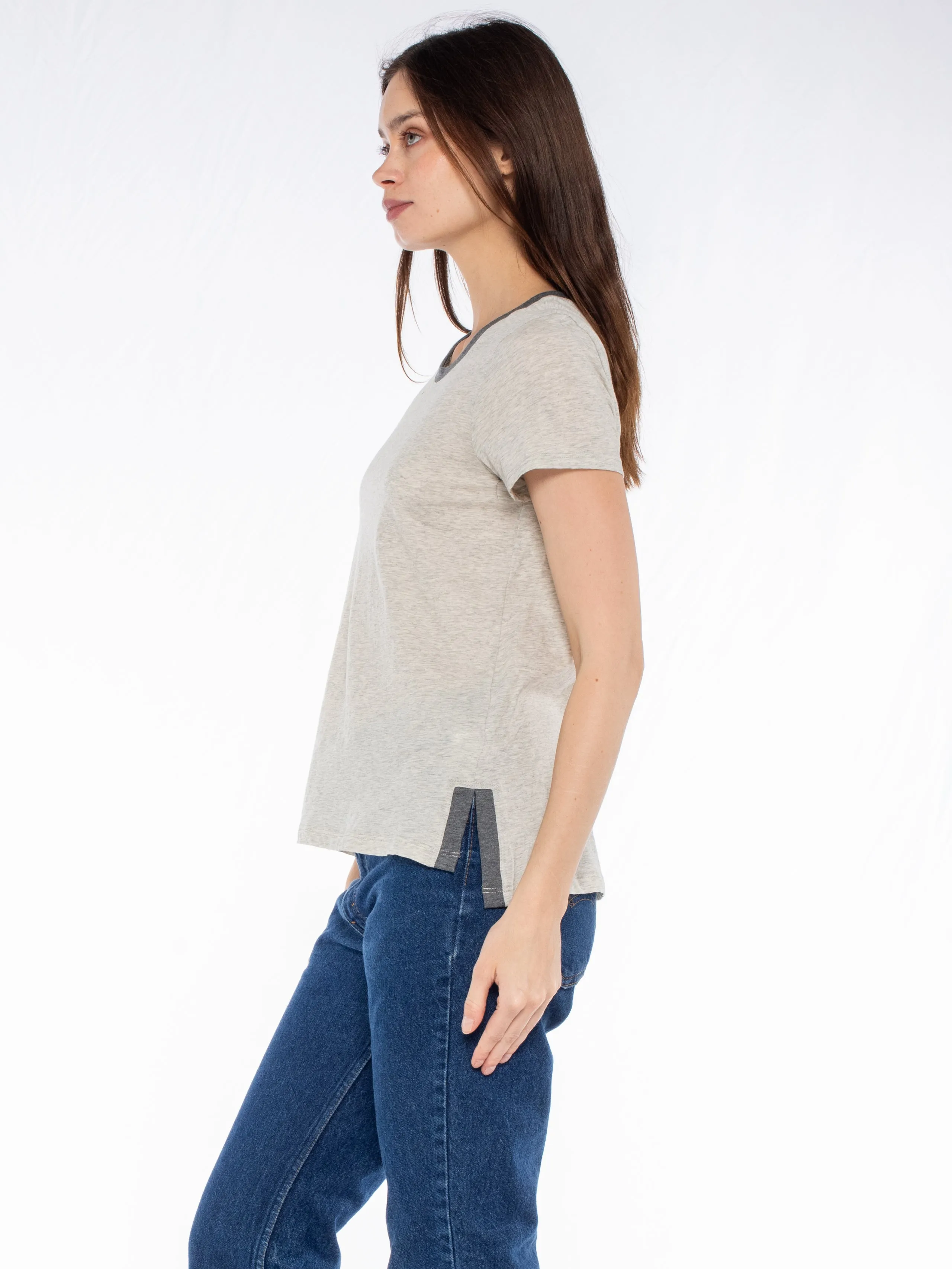 Shrunken Ringer Vented Hem