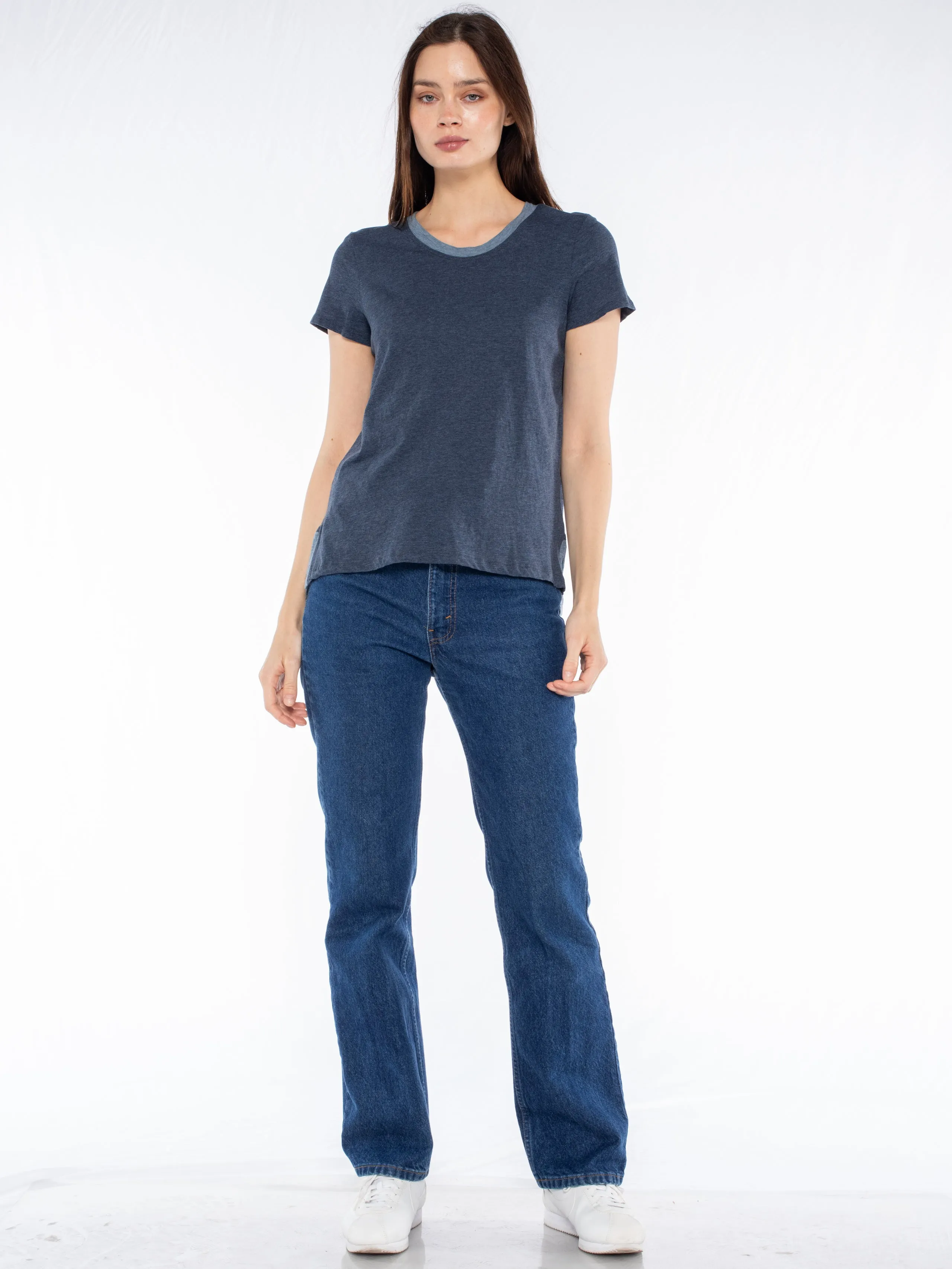 Shrunken Ringer Vented Hem