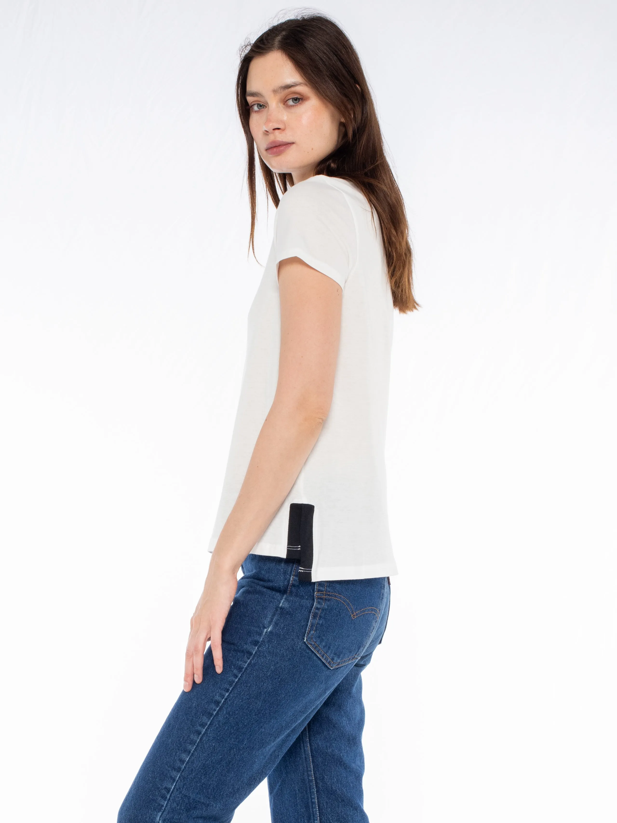 Shrunken Ringer Vented Hem