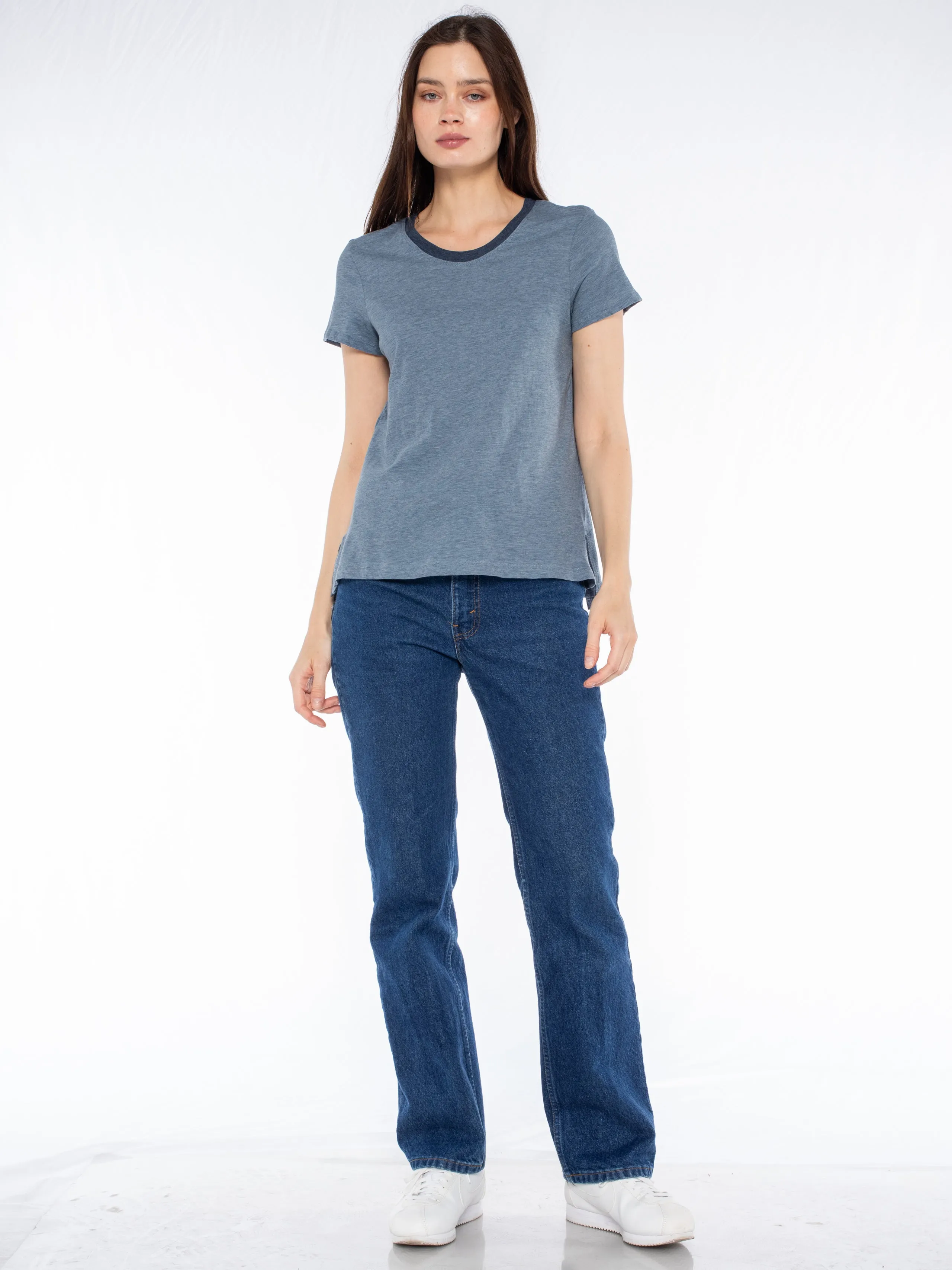 Shrunken Ringer Vented Hem
