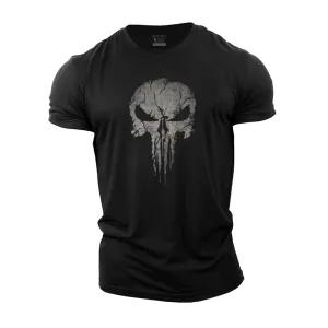 Simple Skull Cotton T-Shirt