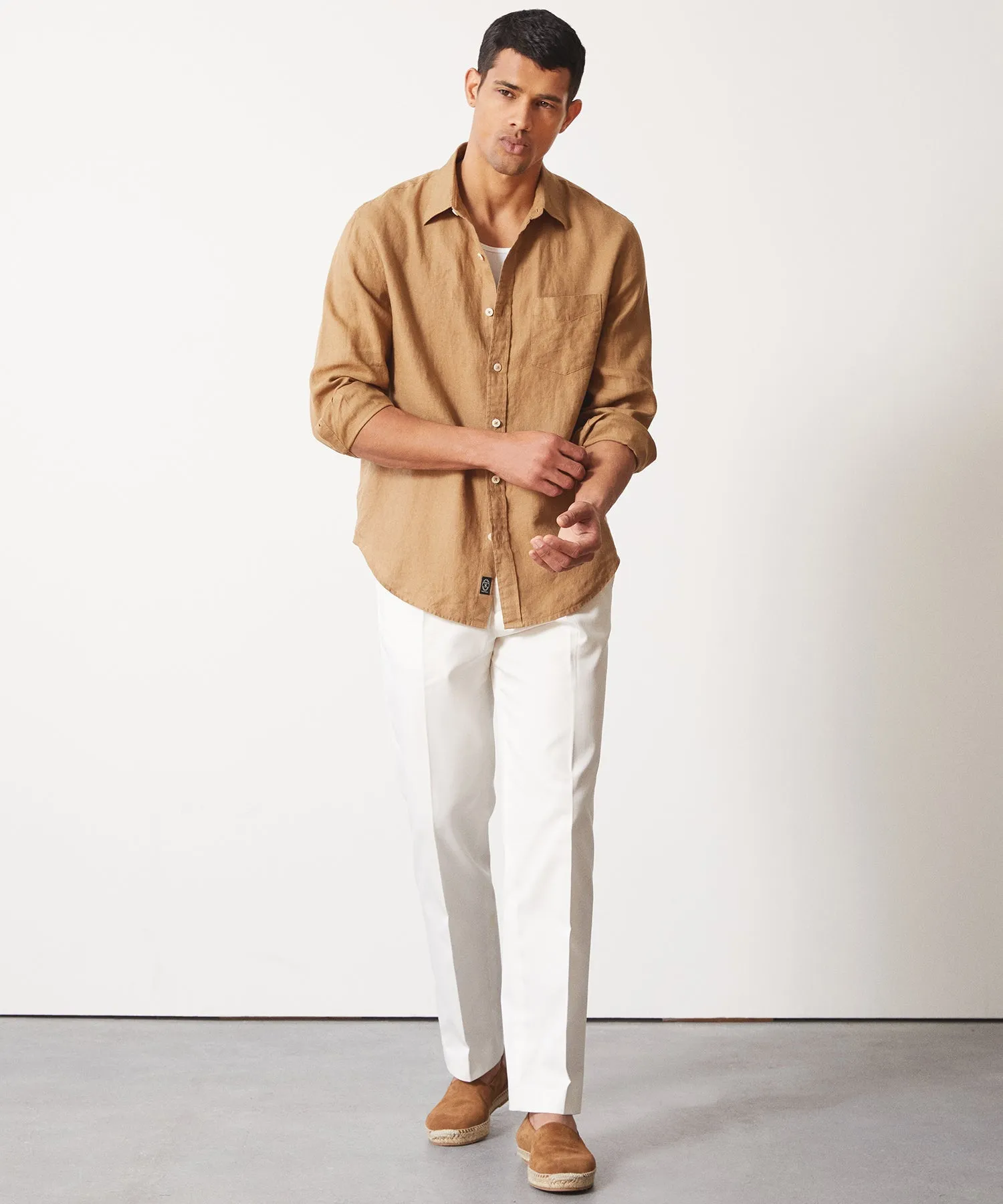 Slim Fit Sea Soft Irish Linen Shirt
