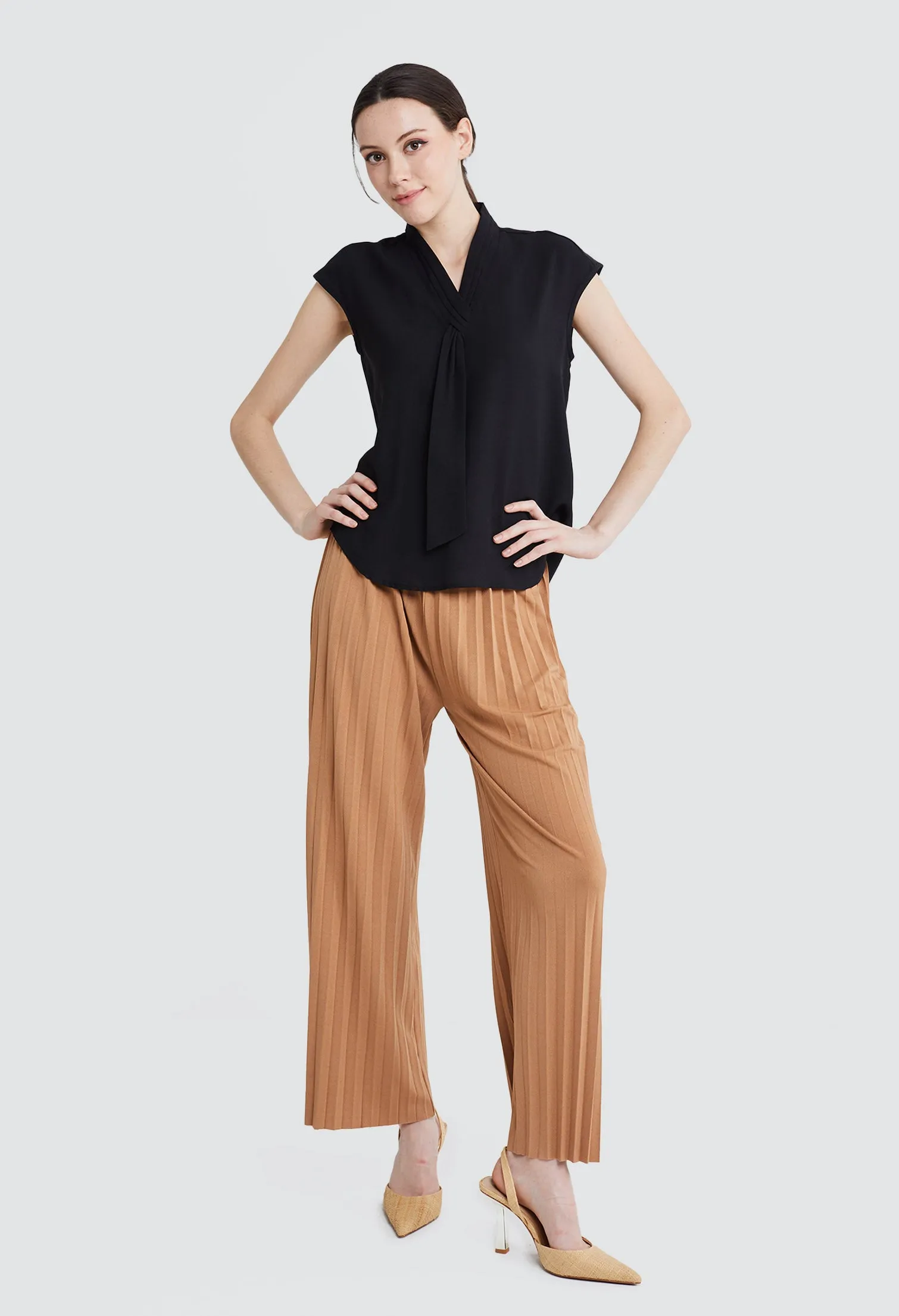 Smart V-Neck Blouse