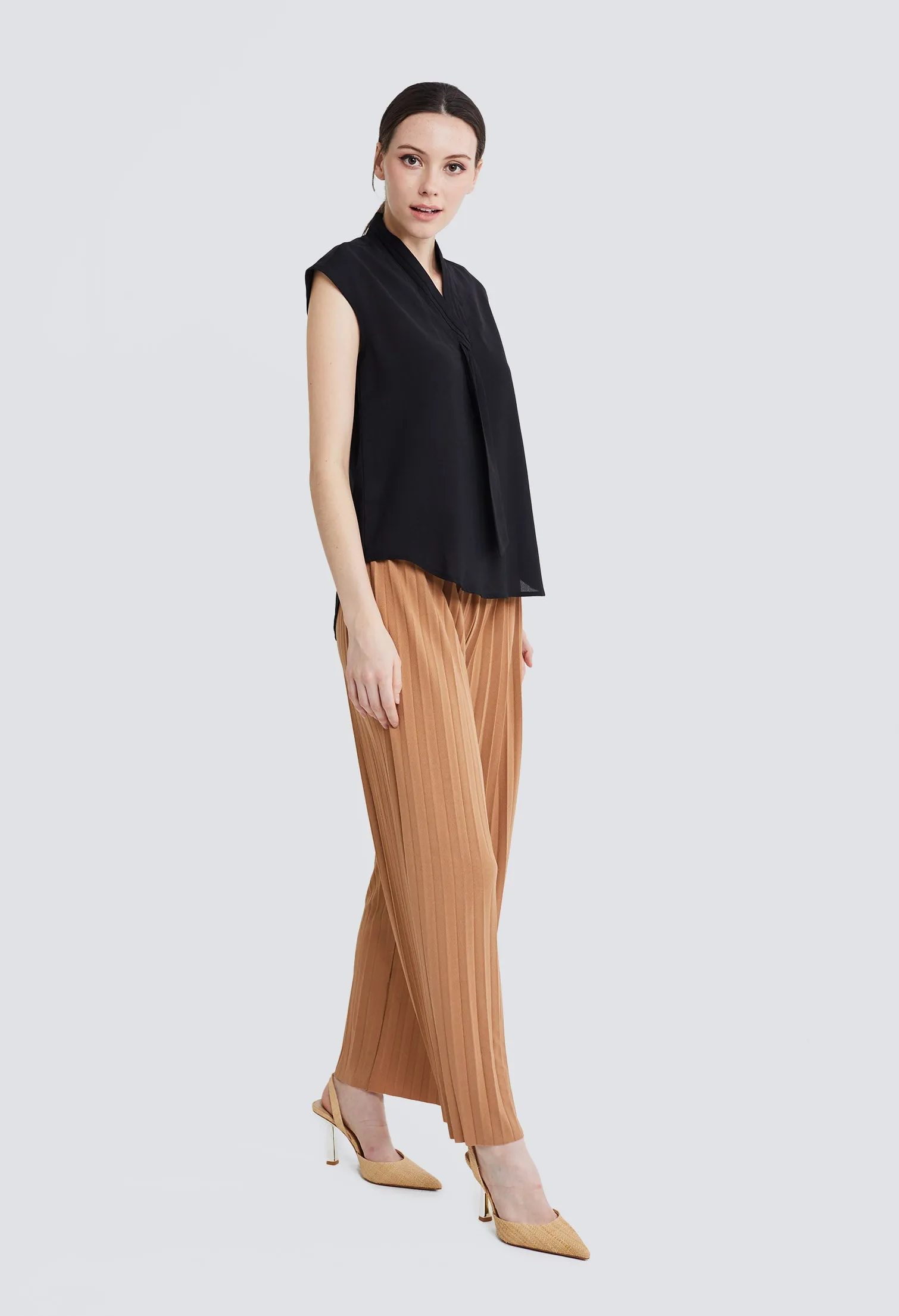 Smart V-Neck Blouse