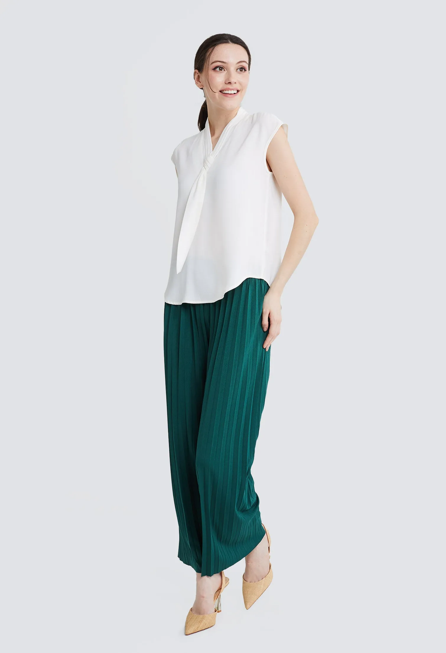 Smart V-Neck Blouse