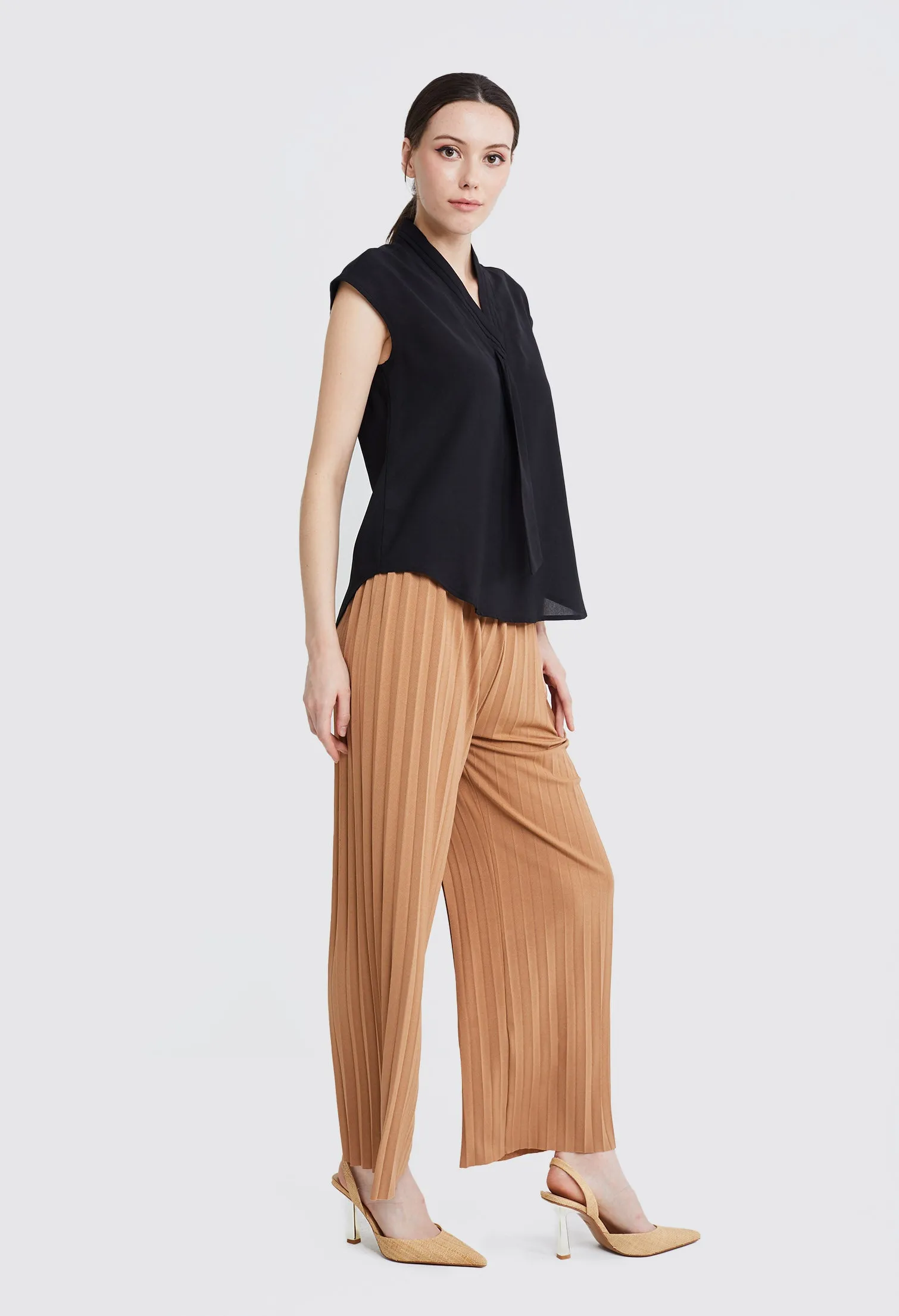 Smart V-Neck Blouse