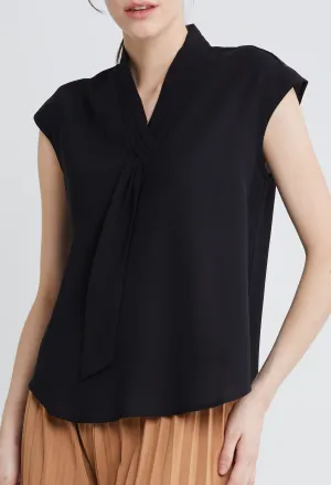 Smart V-Neck Blouse
