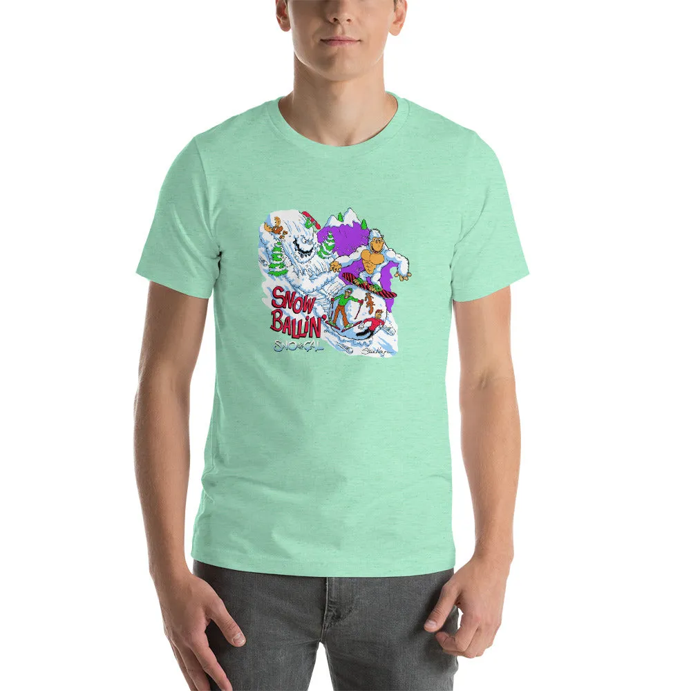 Snorilla Snow Ballin' snowboard shirt