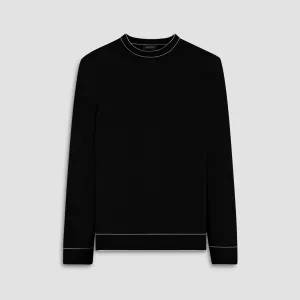 Solid Crew Neck Sweater