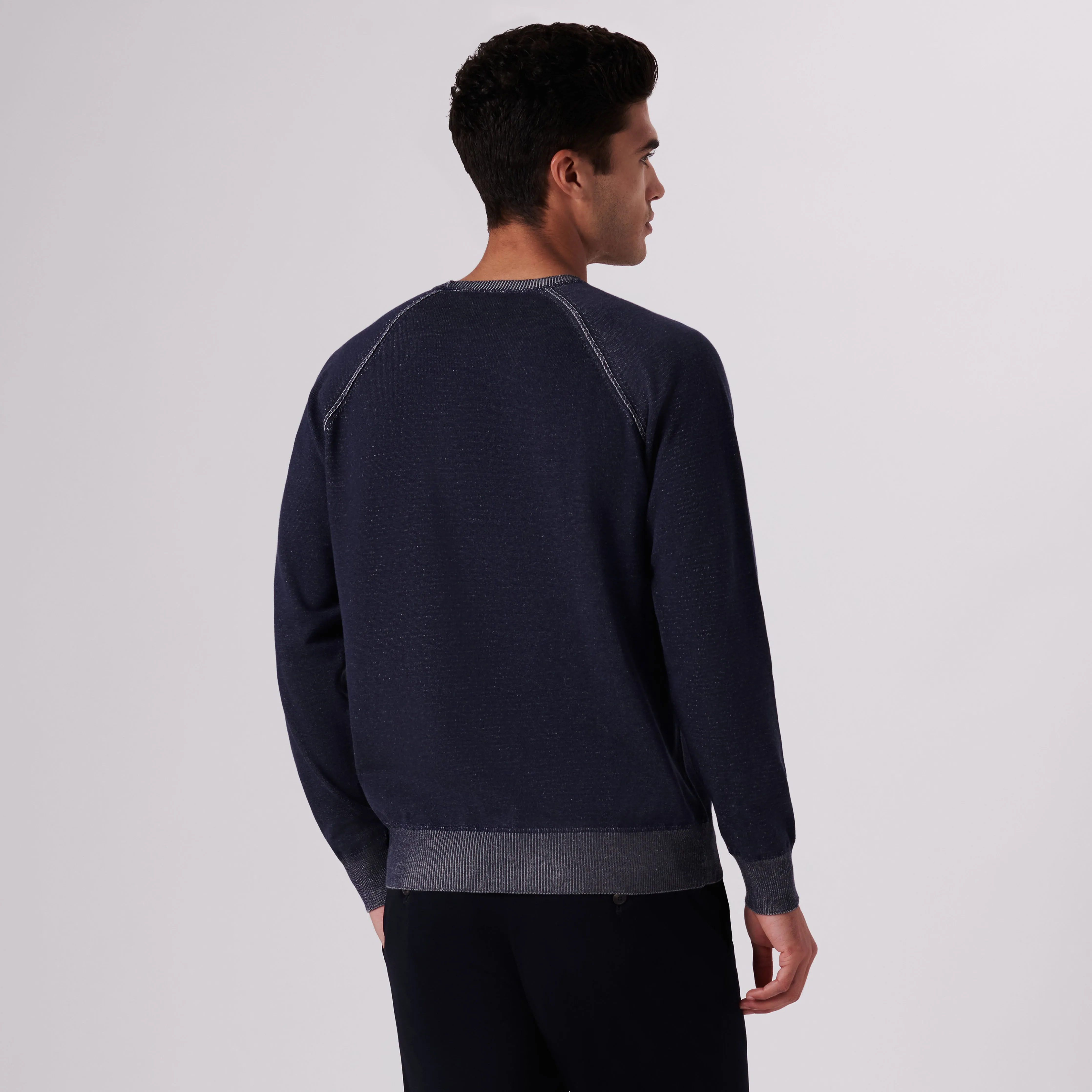 Solid Crew Neck Sweater