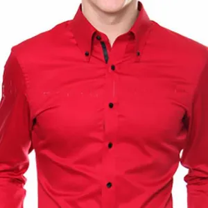Sootz Blazing Red Custom Dress Shirt