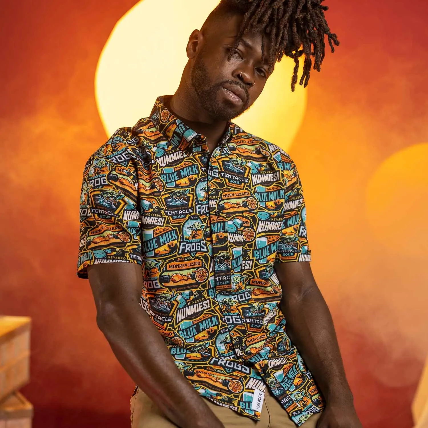 Star Wars™ The Mandalorian™ “Mandolicious” – KUNUFLEX Short Sleeve Shirt