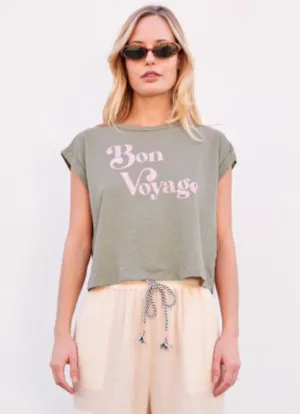 SUNDRY-Muscle Tank Bon Voyage Sage