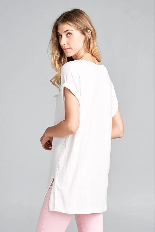 Super Soft V-neck Tee