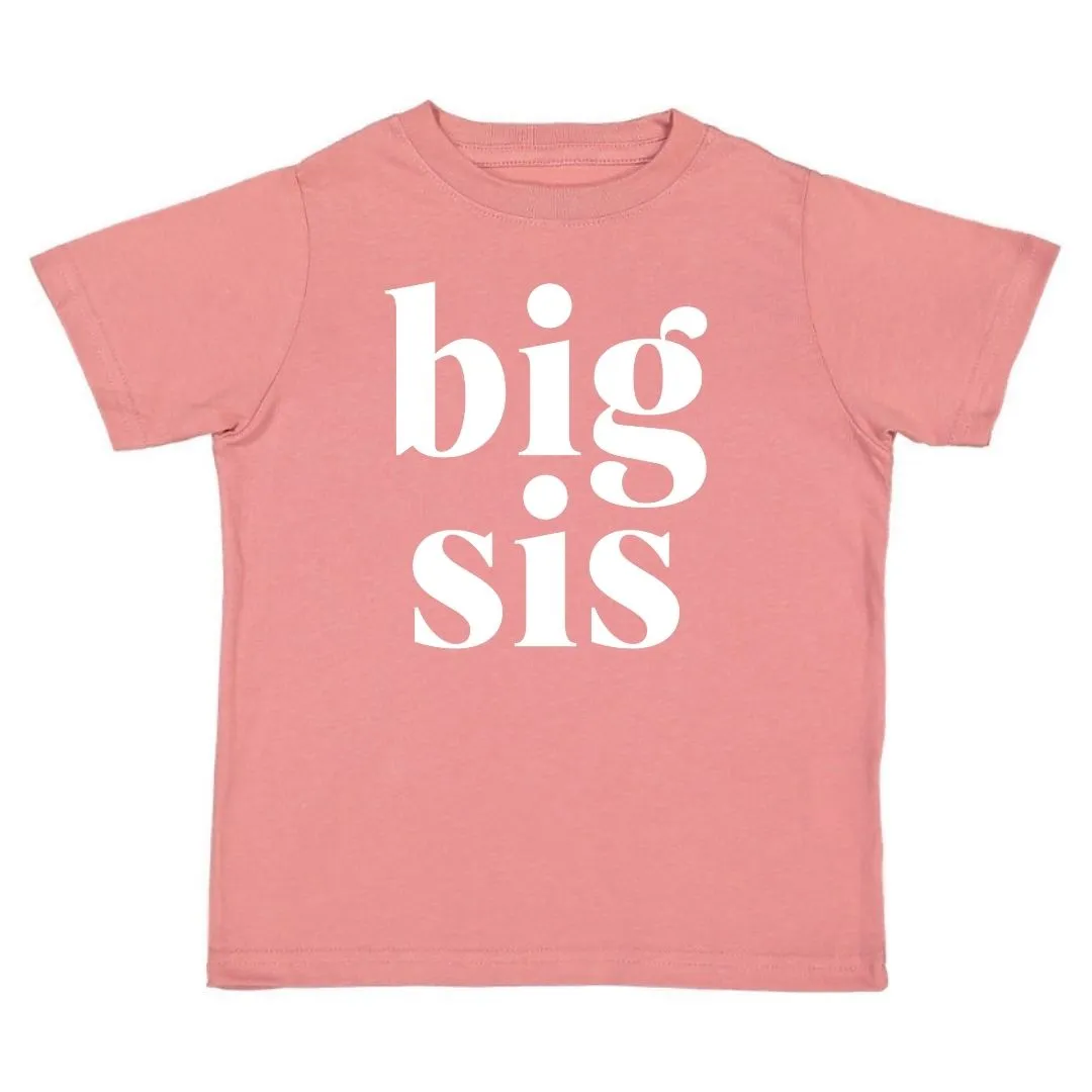 Sweet Wink Big Sis Dusty Rose S/S Tee