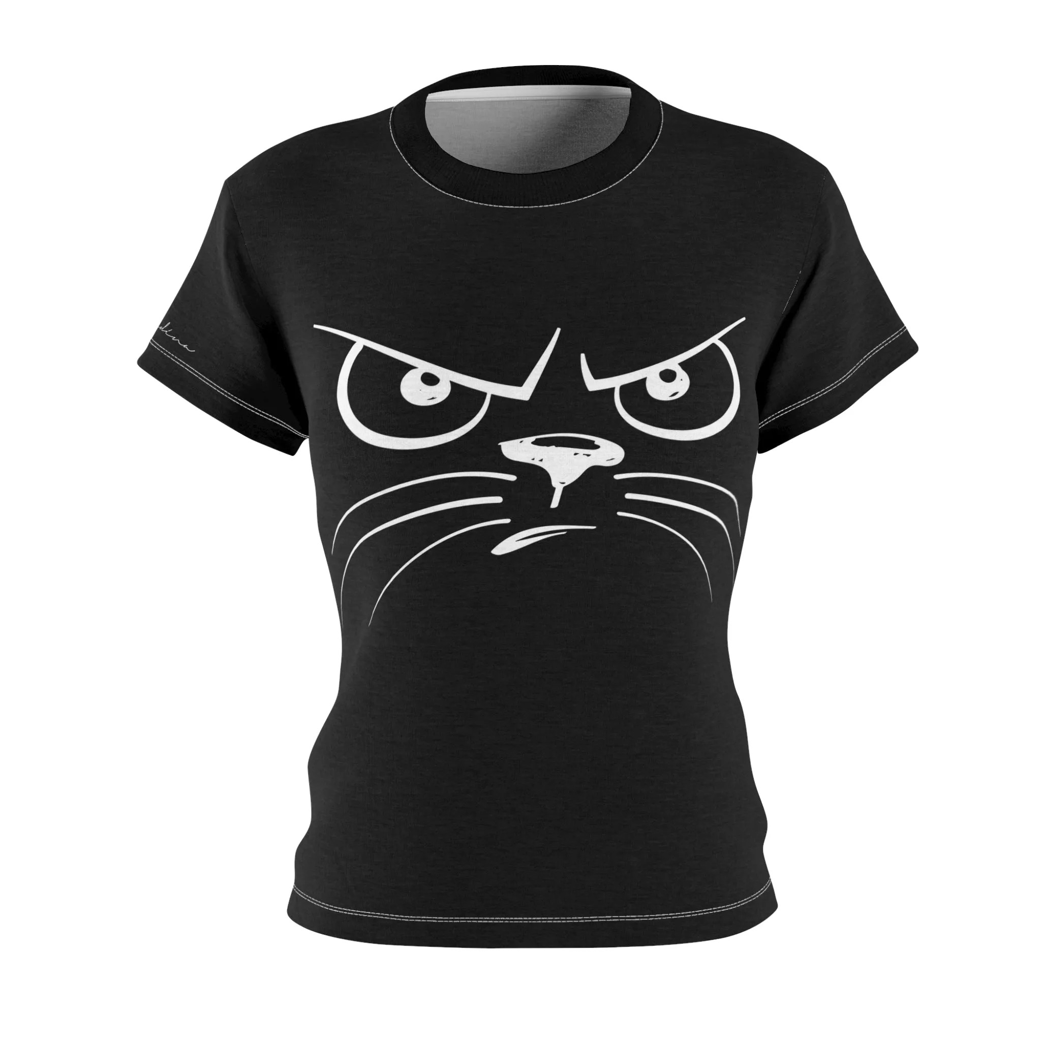 T-Shirt, Black Halloween Bad Cat