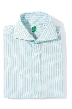 Taycan Cotton Linen Shirt in Green