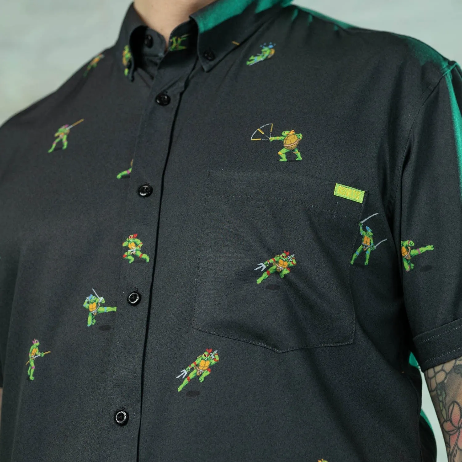Teenage Mutant Ninja Turtles "Choose Your Turtle (At Night)" – KUNUFLEX Short Sleeve Shirt