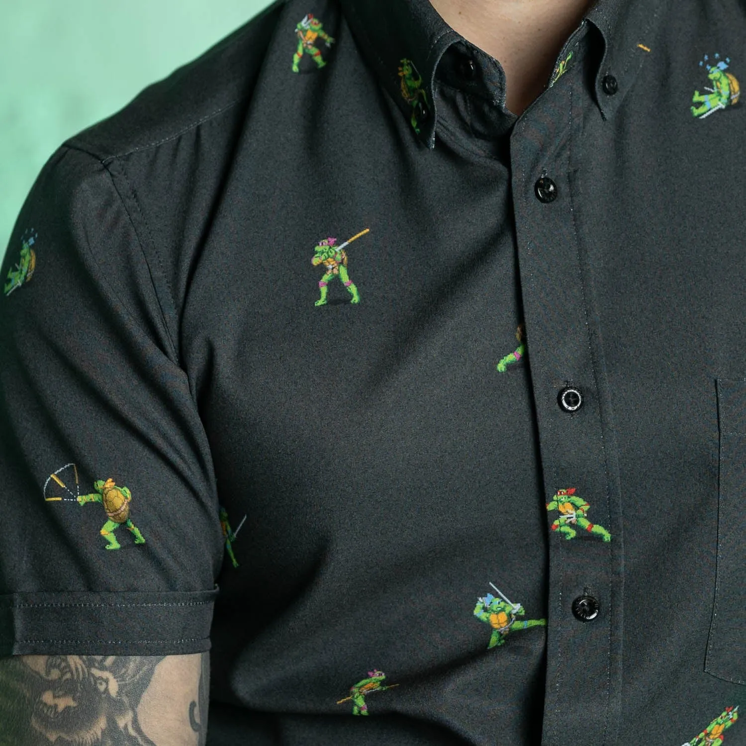 Teenage Mutant Ninja Turtles "Choose Your Turtle (At Night)" – KUNUFLEX Short Sleeve Shirt