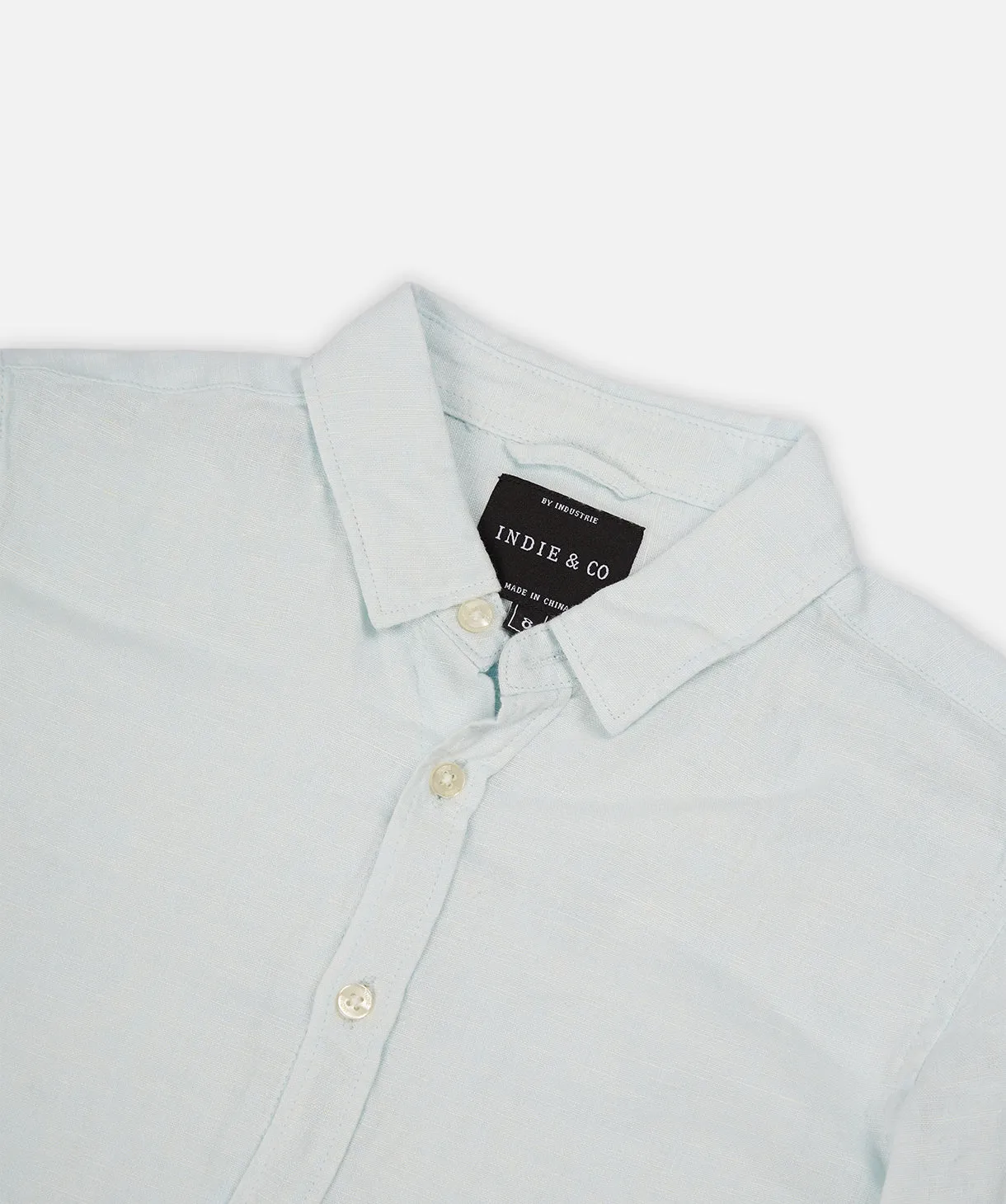 Tennyson Indie Shirt - Cyan