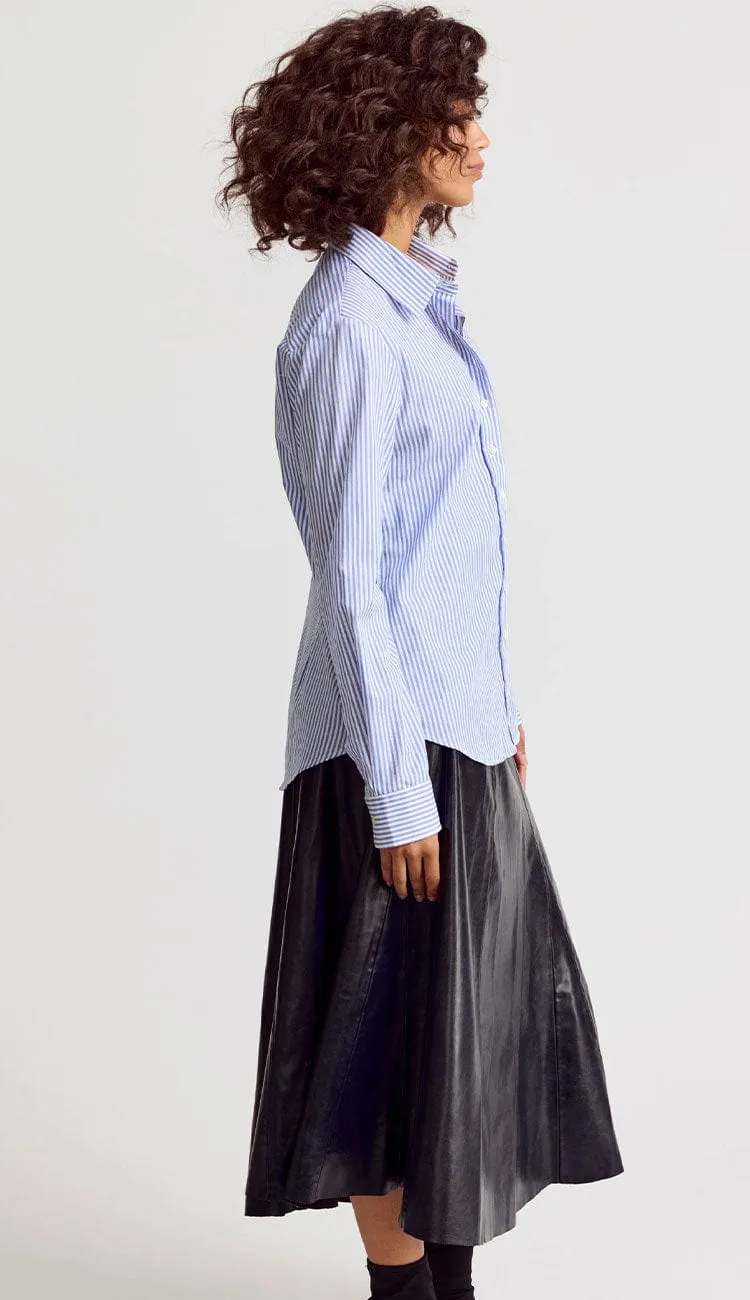 The Icon Shirt - Blue & White Stripe