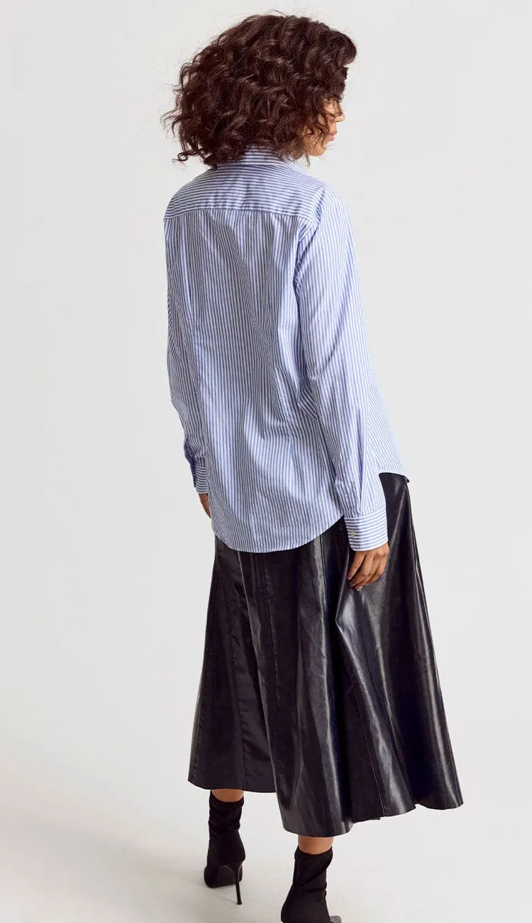 The Icon Shirt - Blue & White Stripe
