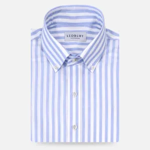 The Light Blue Heather Emerick Cotton Linen Custom Shirt