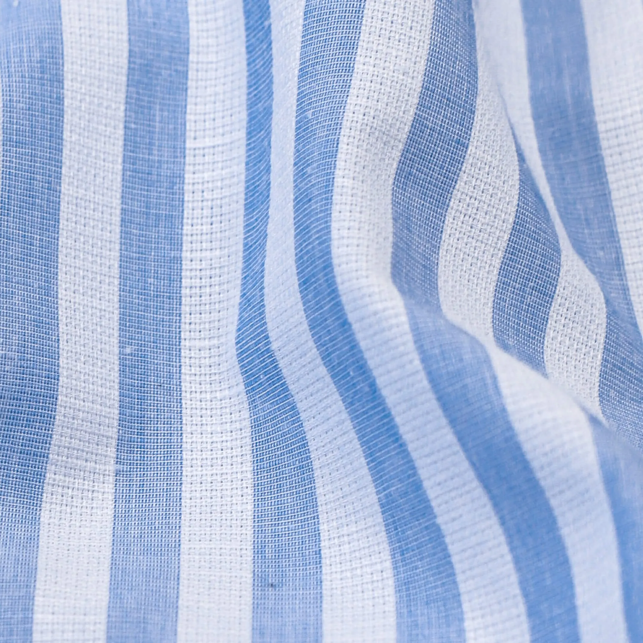 The Light Blue Heather Emerick Cotton Linen Custom Shirt