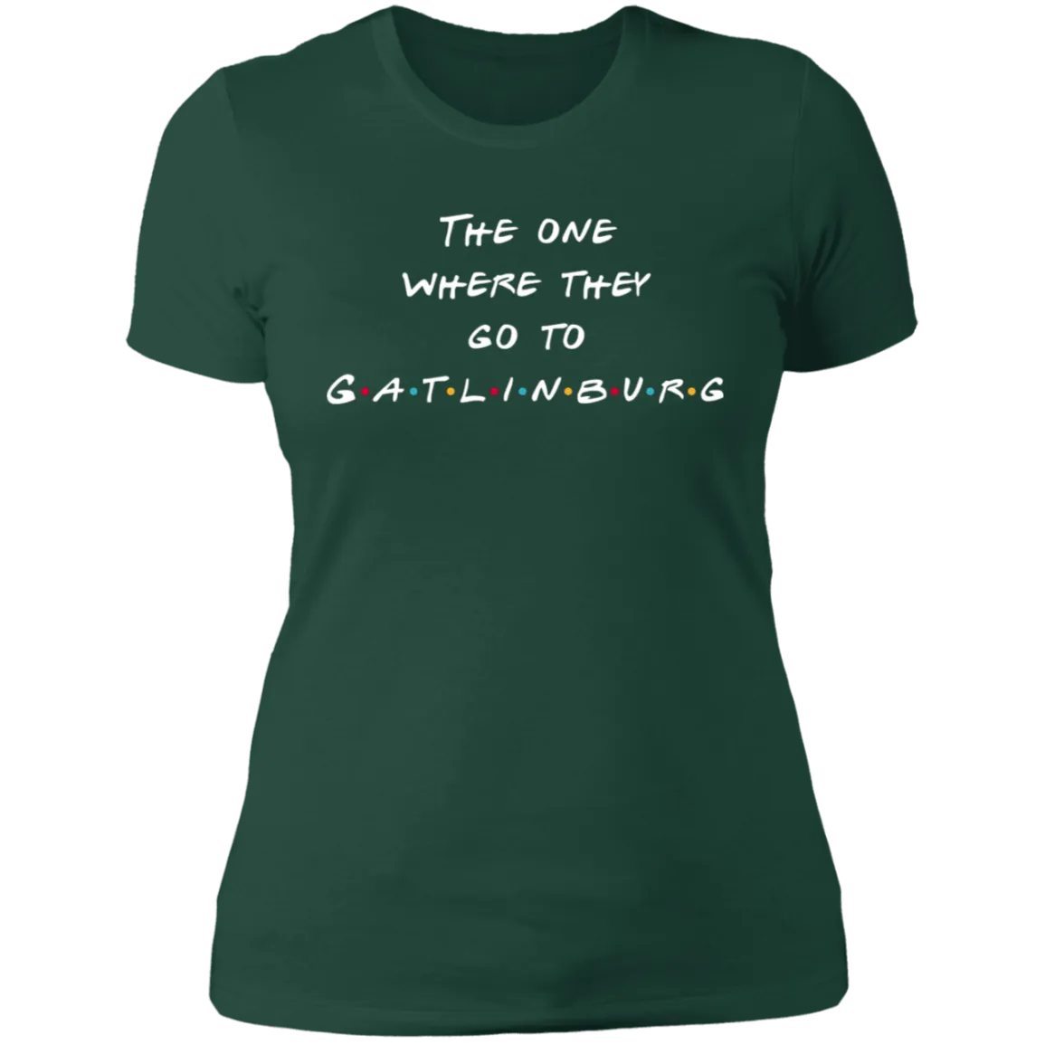 The One Where They Go to Gatlinburg (White) - Women's Tee