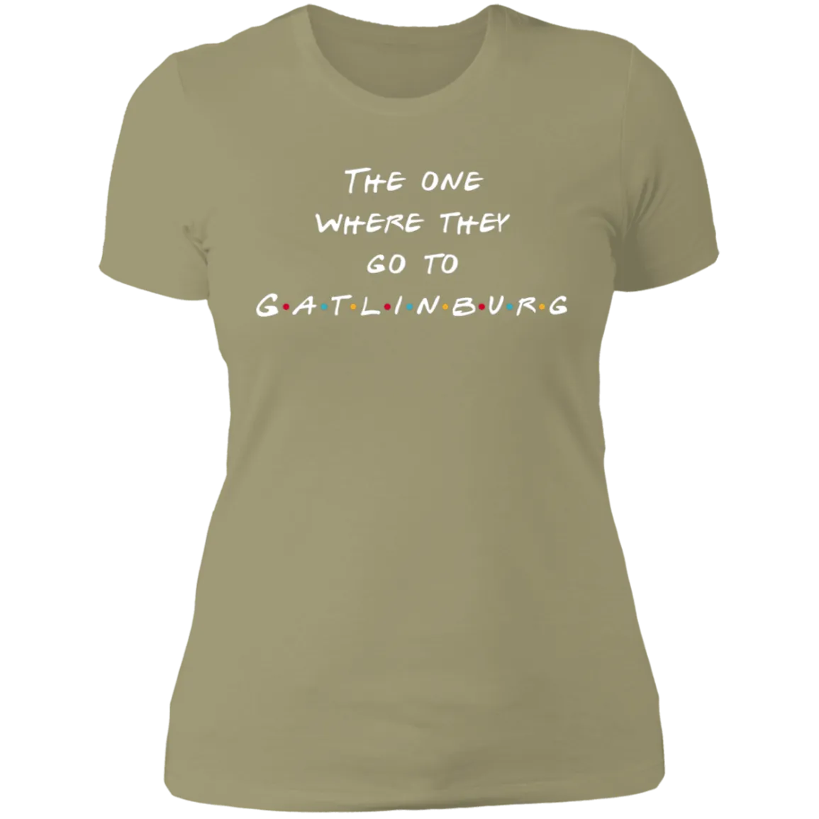 The One Where They Go to Gatlinburg (White) - Women's Tee