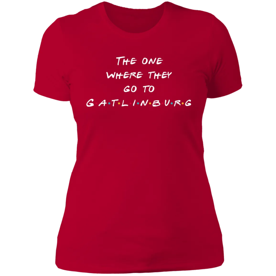 The One Where They Go to Gatlinburg (White) - Women's Tee