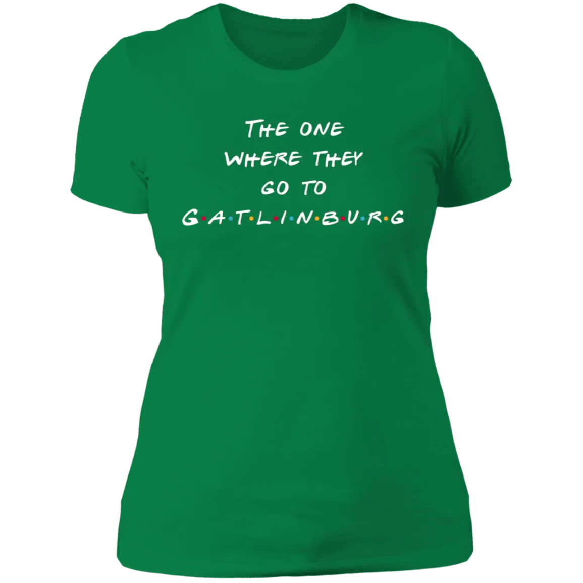The One Where They Go to Gatlinburg (White) - Women's Tee