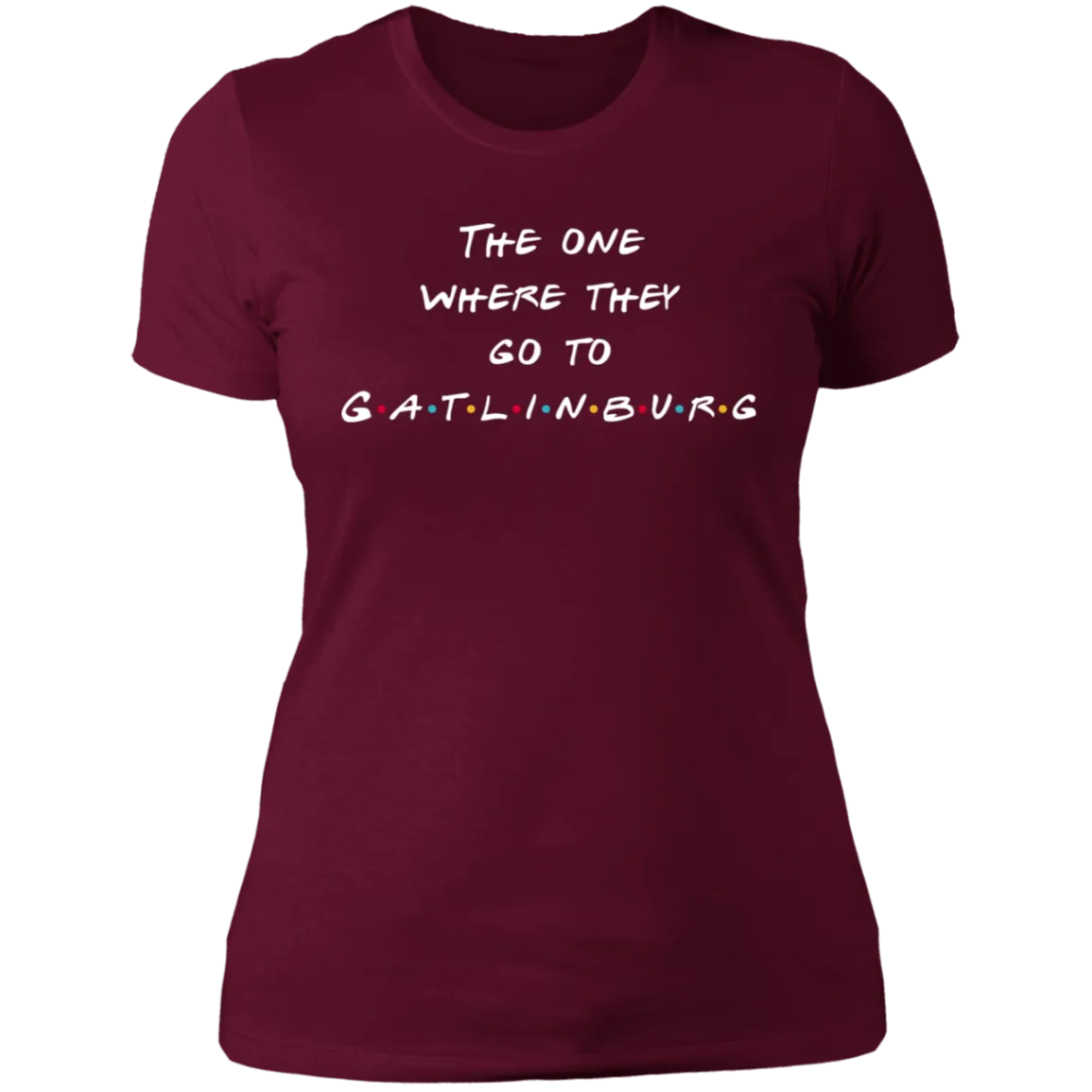 The One Where They Go to Gatlinburg (White) - Women's Tee