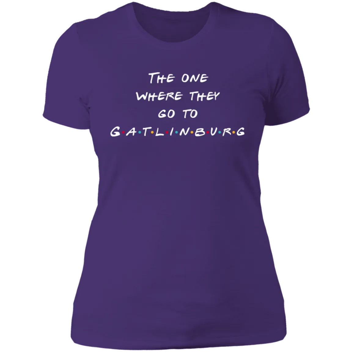 The One Where They Go to Gatlinburg (White) - Women's Tee