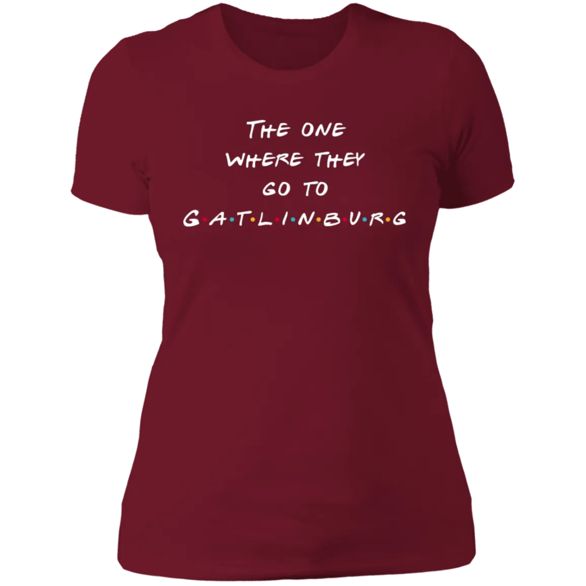 The One Where They Go to Gatlinburg (White) - Women's Tee