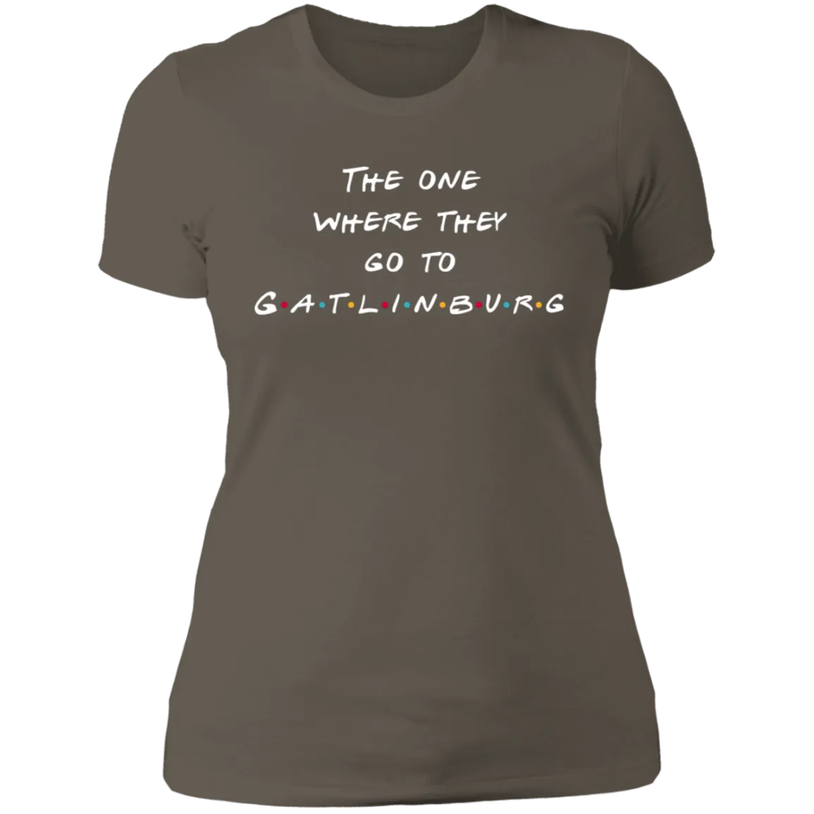 The One Where They Go to Gatlinburg (White) - Women's Tee