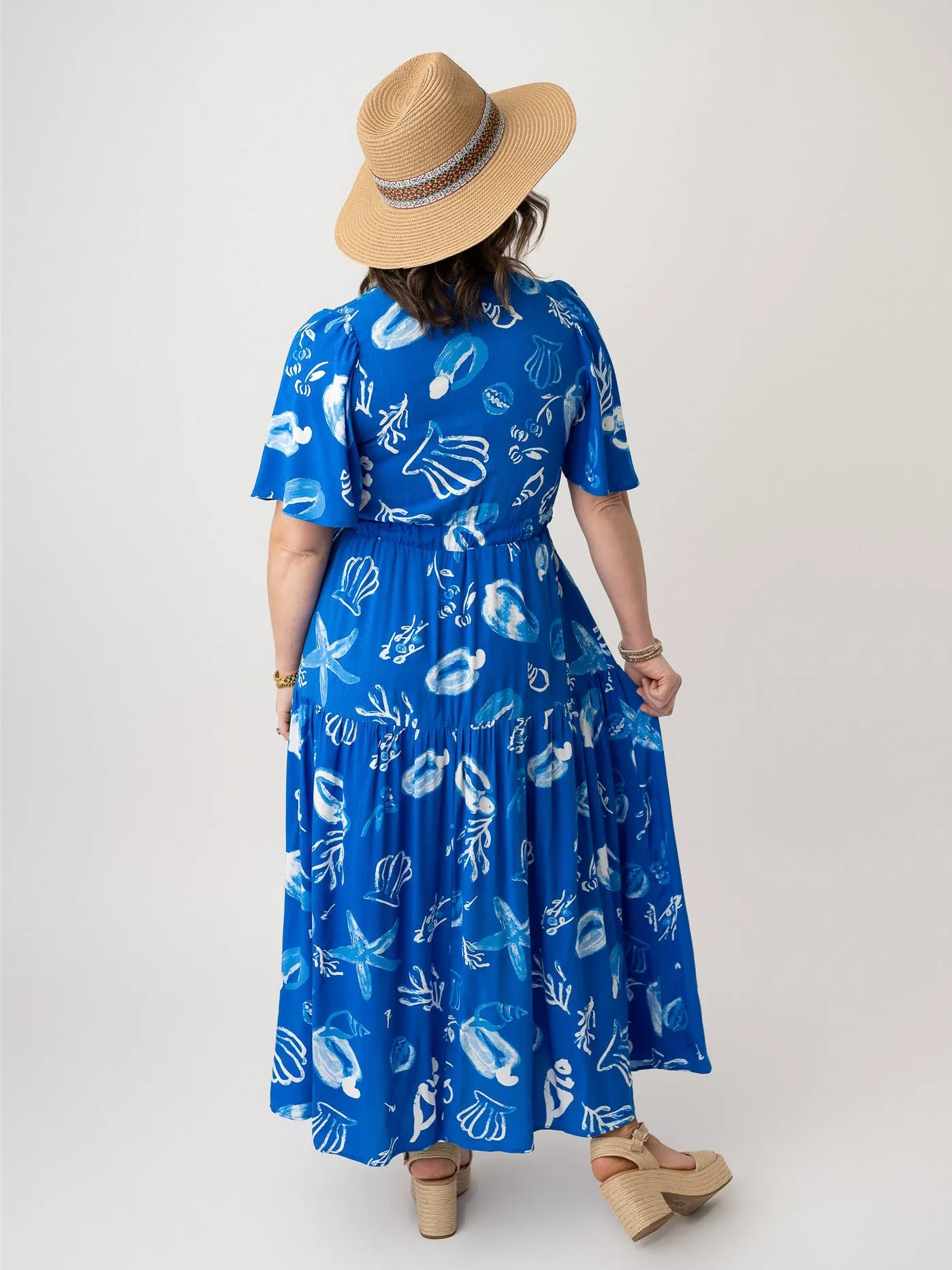 Toast to Tropics V Neck Maxi