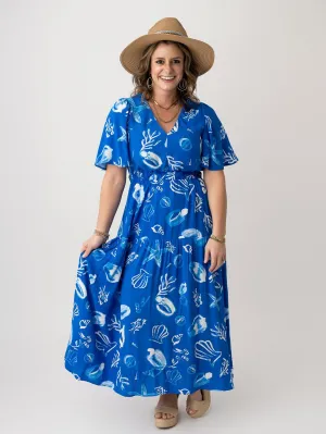 Toast to Tropics V Neck Maxi
