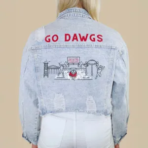 UGA Campus Denim Jacket