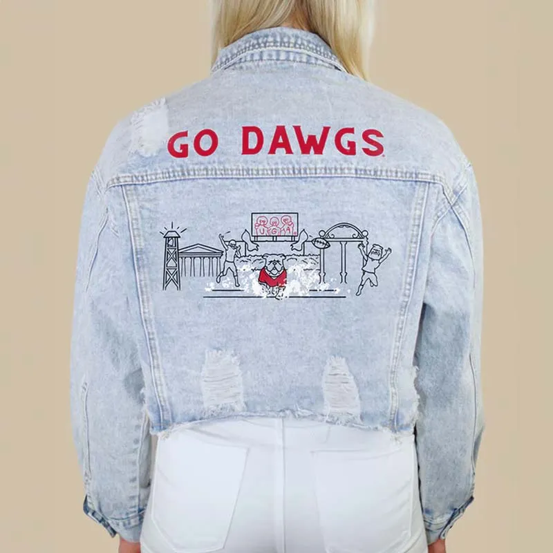 UGA Campus Denim Jacket