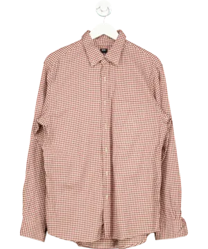 Uniqlo Red Cotton Gingham Shirt UK L
