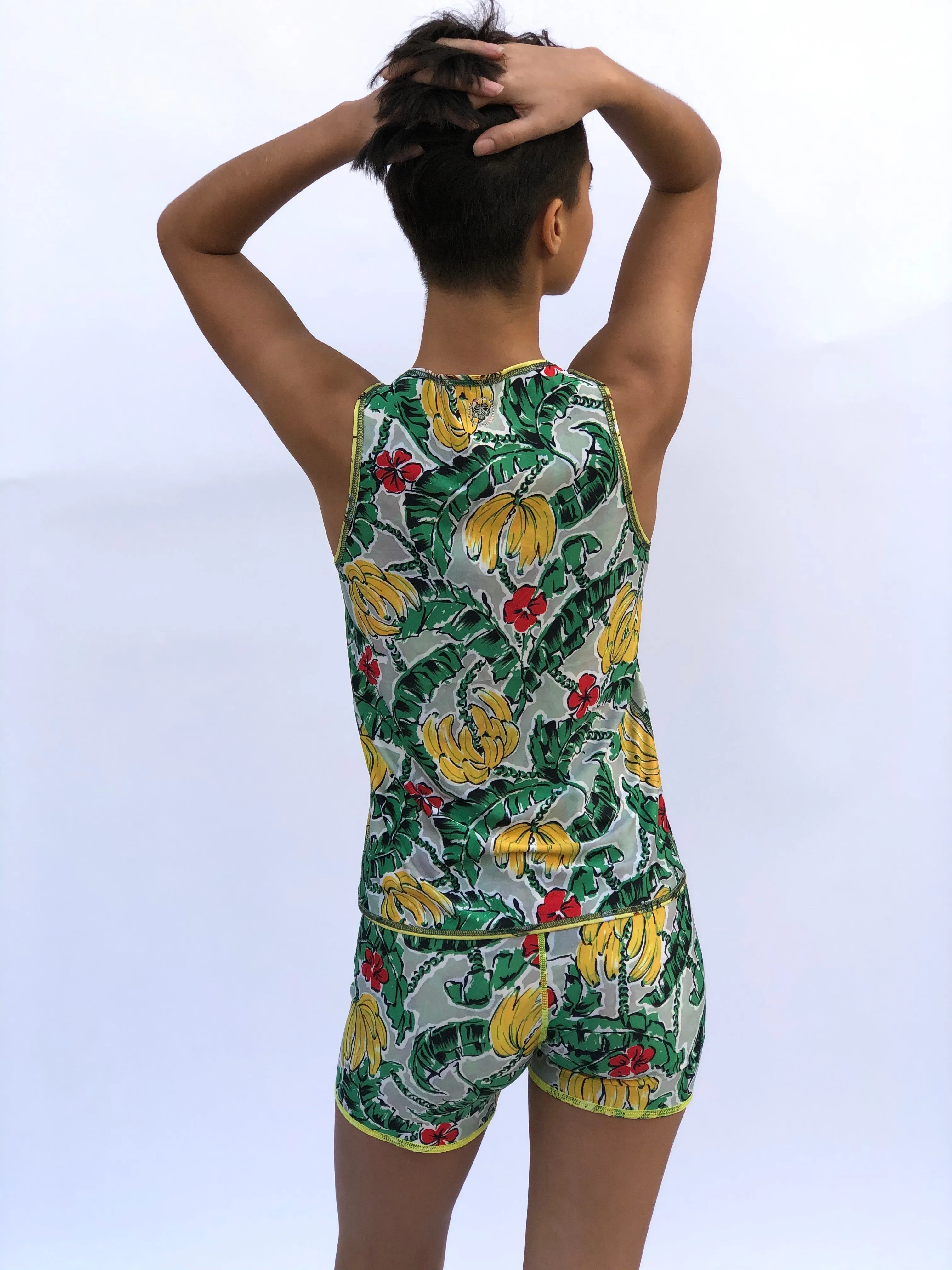 V NECK SPAGHETTI STRAP TO TAHITIAN LOVE/GONE BANANAS