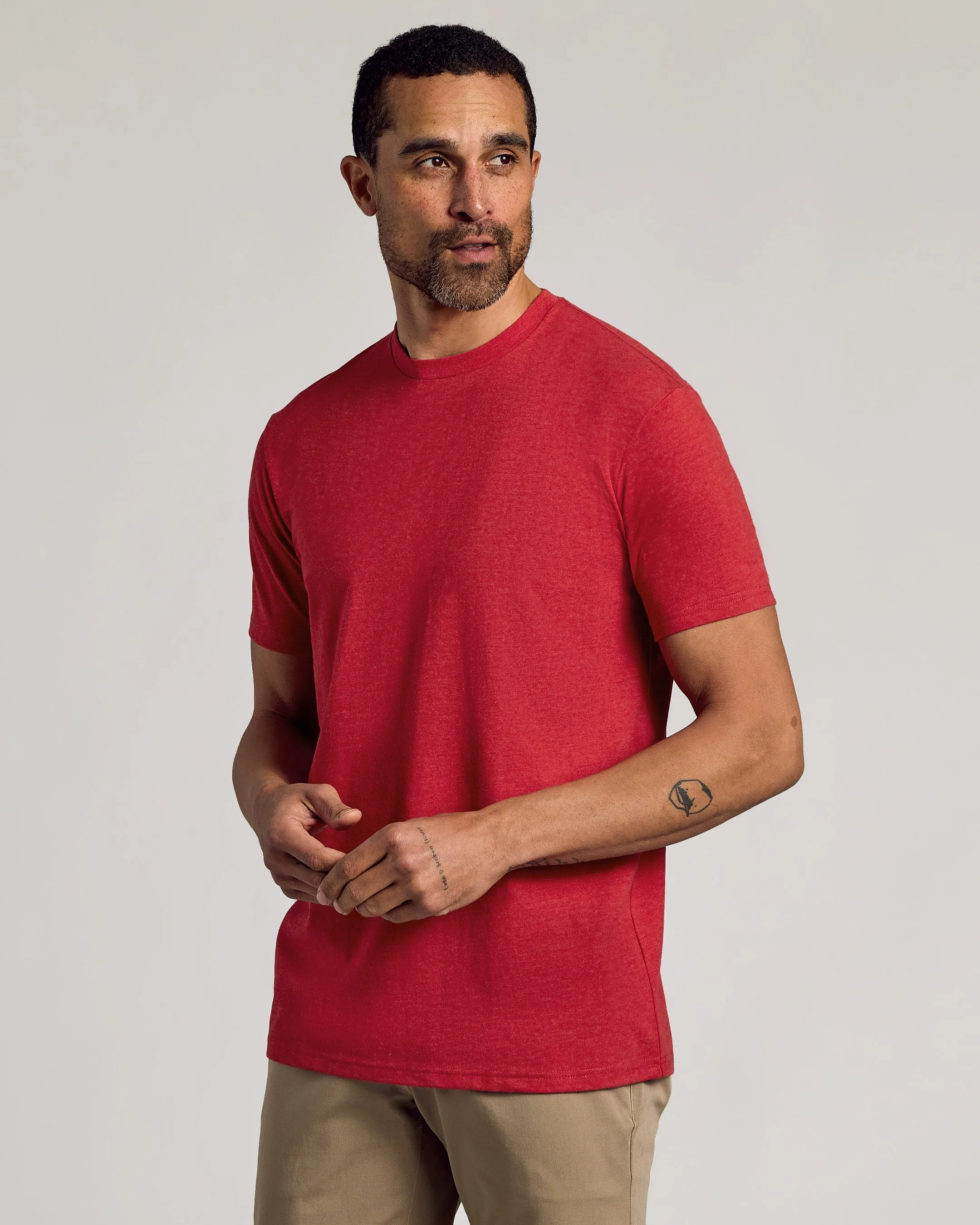Vibrant Heather Short Sleeve Classic Crew 3-Pack